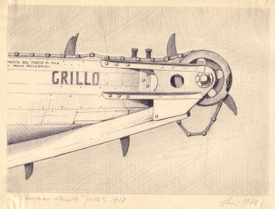 1918 - Barchino d'assalto 'Grillo'
